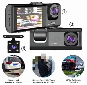 Cámara triple vision DVR Nocturna y Full HD