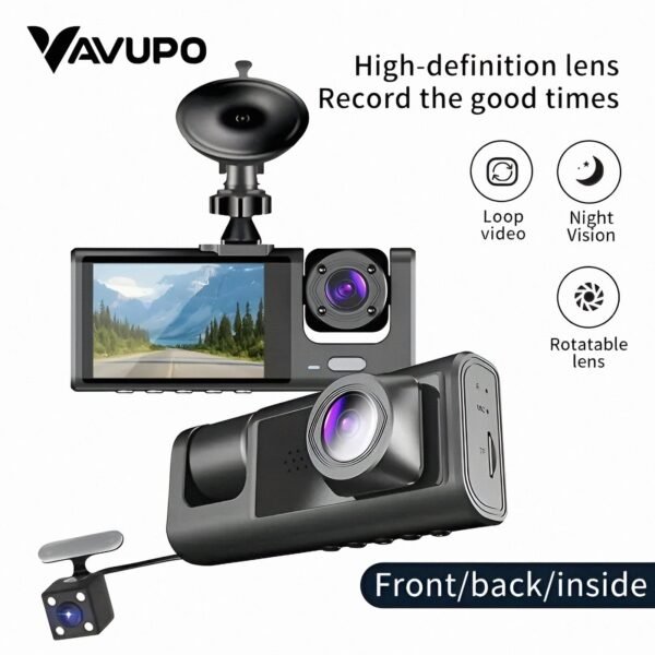 Cámara triple vision DVR Nocturna y Full HD