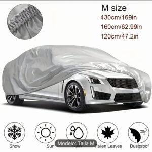 Cobertor Coche Impermeable Anti-UV Lluvia Nieve Polvo