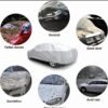 Cobertor Coche Impermeable Anti-UV Lluvia Nieve Polvo